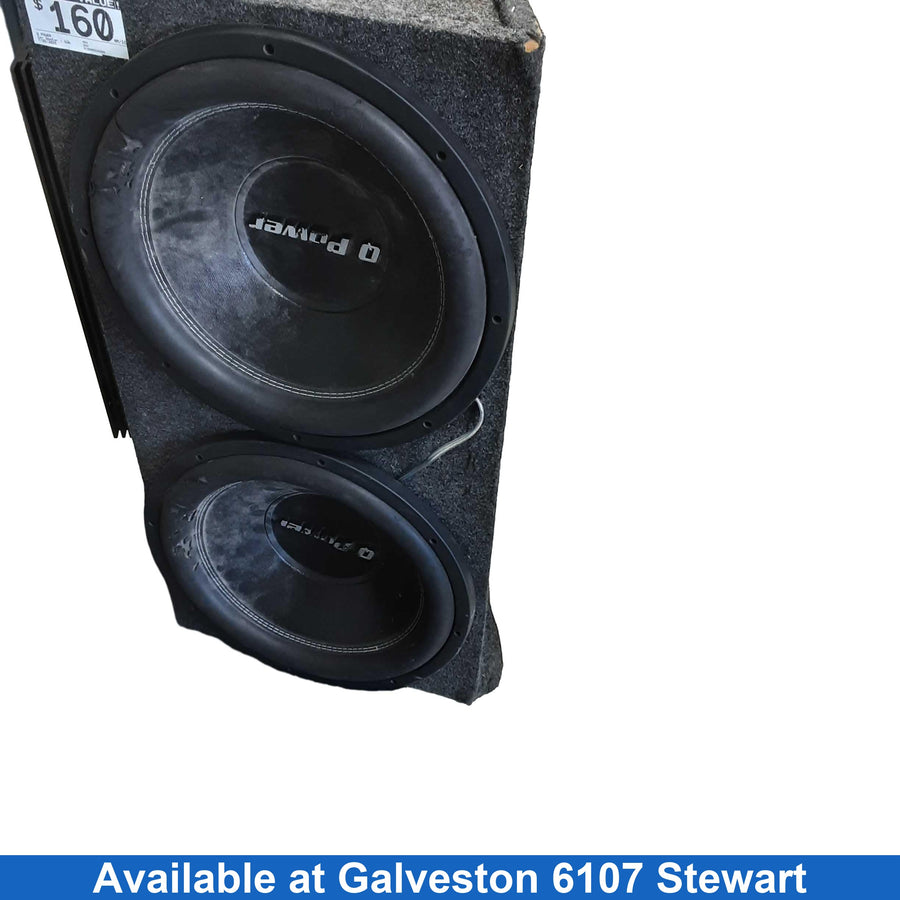 Q Power Mnv Black Car Sub-Woofer