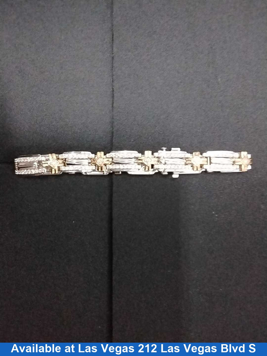 Bracelet - White Gold 10k (.417) 27.2 grams 14 inch