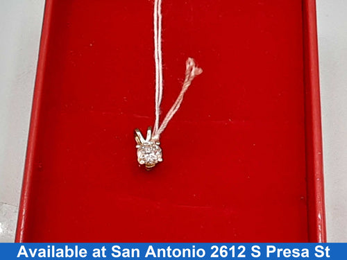 Diamond Pendant - Yellow Gold 10k (.417) 0.4 grams