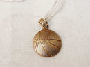 10k Yellow Gold Baketball Pendant