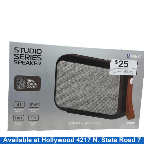 Studio Tzumi Gray Portable Speaker