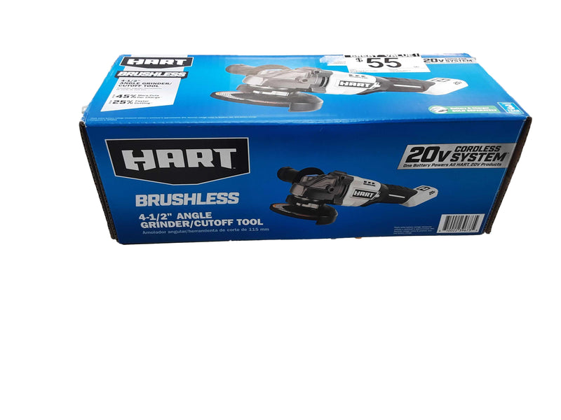 Hart Hpag25 White Cordless Grinder