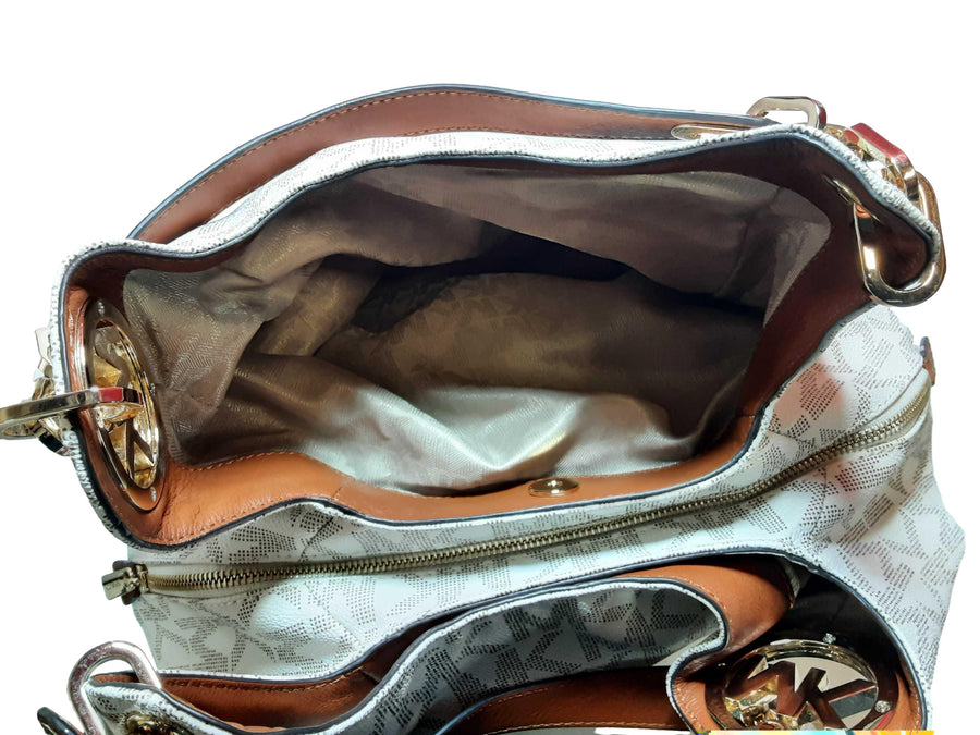 Michael Kors 30h4gftl3b Beige / Tan Purse / Handbag