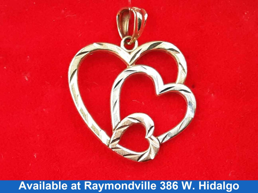 Symbol Pendant - Tricolor Gold 10k (.417) 0.8 grams