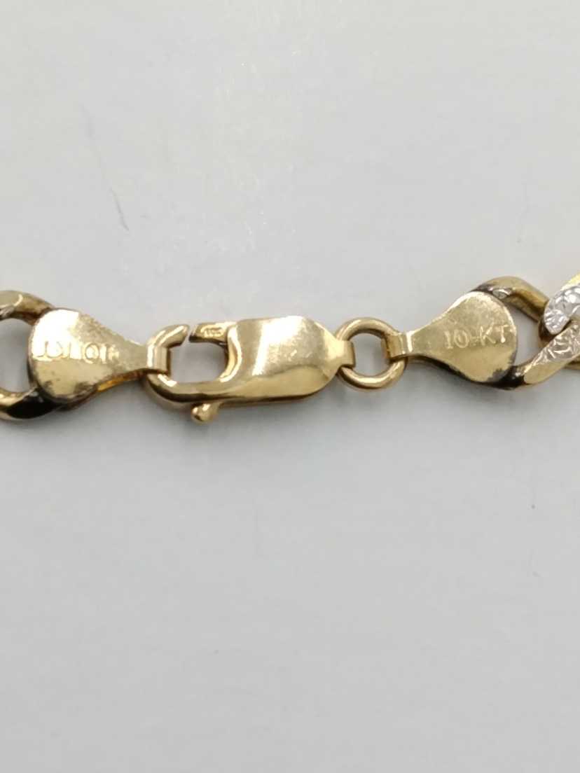 Figaro Bracelet - Yellow Gold 10k (.417) 13.3 grams 9 inch