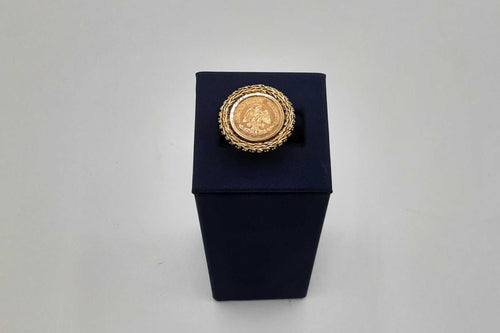 Women's Ring - Yellow Gold 14k (.585) 6.1 grams Size 20