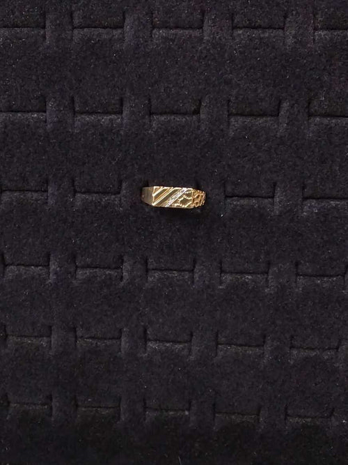 Men's Ring - Yellow Gold 10k (.417) 3.4 grams Size 13