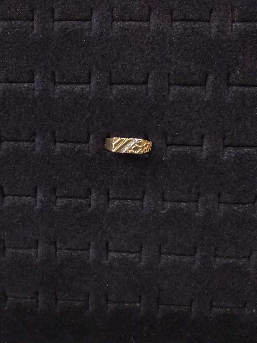 Men's Ring - Yellow Gold 10k (.417) 3.4 grams Size 13