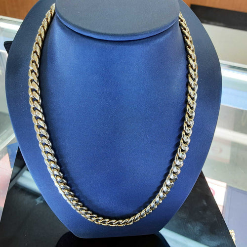 Cuban Link Chain - Yellow Gold 10k (.417) 31.6 grams 22 inch