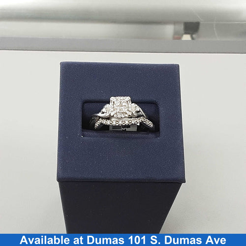 Ring - Engagement Set - White Gold 10k (.417) 4.1 grams Size 7