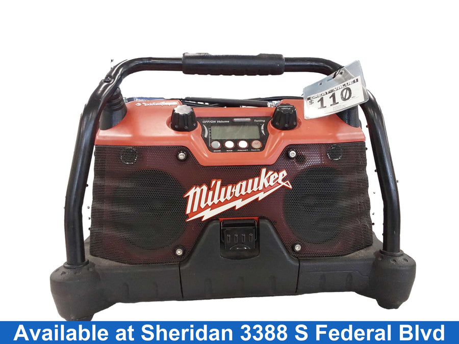 Milwaukee 49290200 Red Boombox Radio