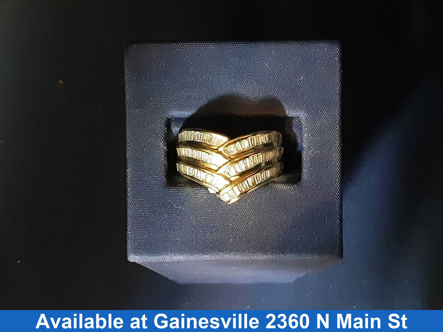 Women's Ring - Yellow Gold 18k (.750) 8 grams Size 7