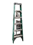 Werner 6ft Fiberglass Ladder Green A-Frame Ladder