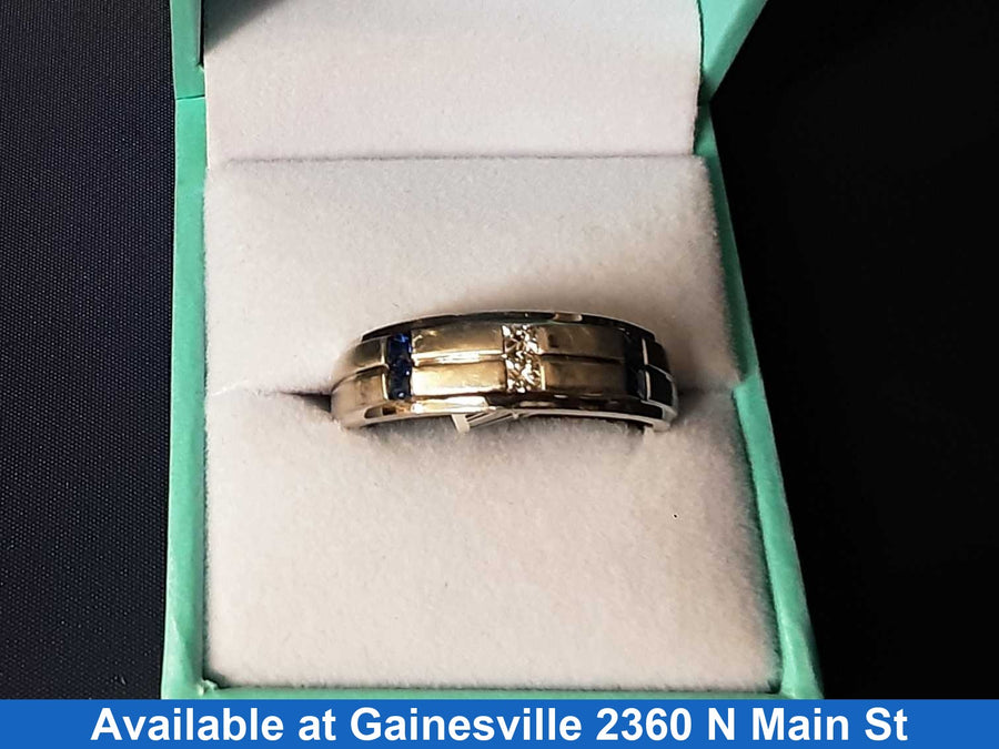 Men's Ring - White Gold 14k (.585) 6.4 grams Size 12.5