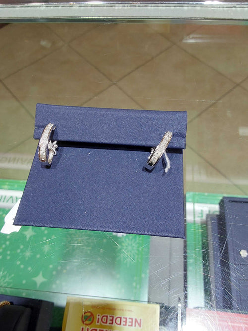 Jacket Earrings - White Gold 14k (.585) 3.7 grams