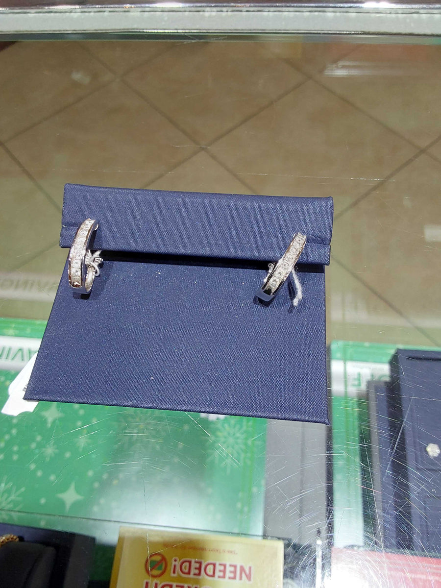Jacket Earrings - White Gold 14k (.585) 3.7 grams