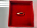 Ring - Wedding Band - Yellow Gold 14k (.585) 2.7 grams Size 5.5