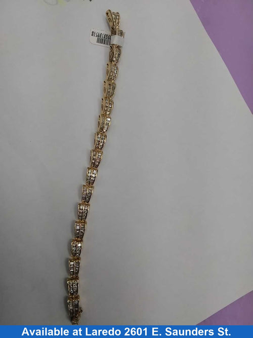 Tennis Bracelet - Yellow Gold 14k (.585) 26.3 grams 8 inch