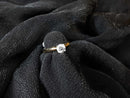 Women's Ring - Solitaire - Yellow Gold 14k (.585) 2.2 grams Size 4