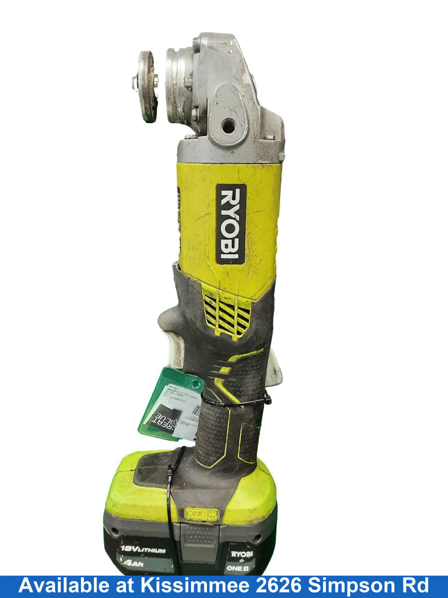 Ryobi P4221 Green Cordless Grinder