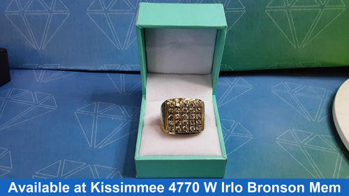 Men's Ring - Yellow Gold 10k (.417) 8.7 grams Size 9