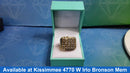 Men's Ring - Yellow Gold 10k (.417) 8.7 grams Size 9