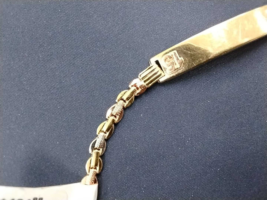 ID Bracelet - Yellow Gold 10k (.417) 4.7 grams 7 inch