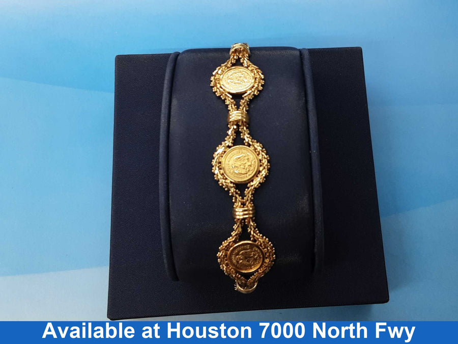 Bracelet - Yellow Gold 14k (.585) 12 grams 7 inch