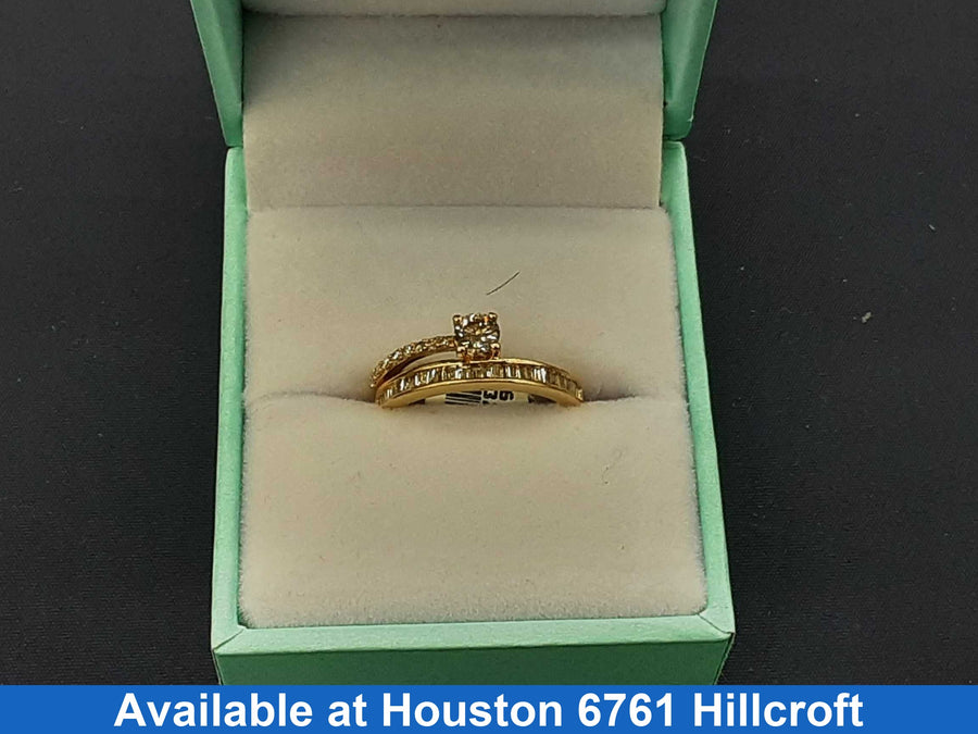 Ring - Wedding Band - Yellow Gold 18k (.750) 3 grams Size 5