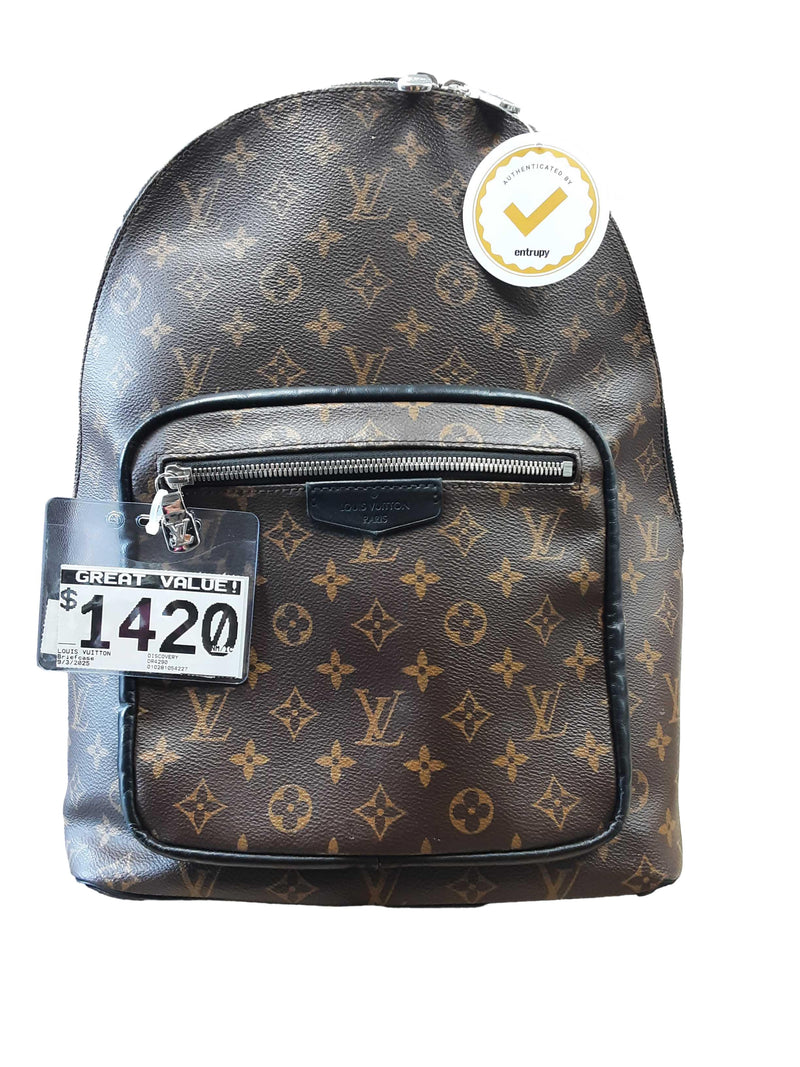 Louis Vuitton Discovery Brown Backpack / Briefcase / Bag