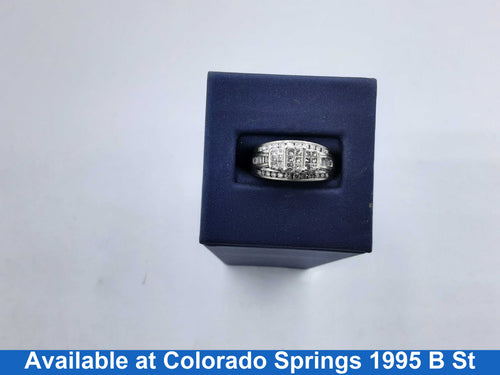 Women's Ring - White Gold 10k (.417) 4.8 grams Size 7