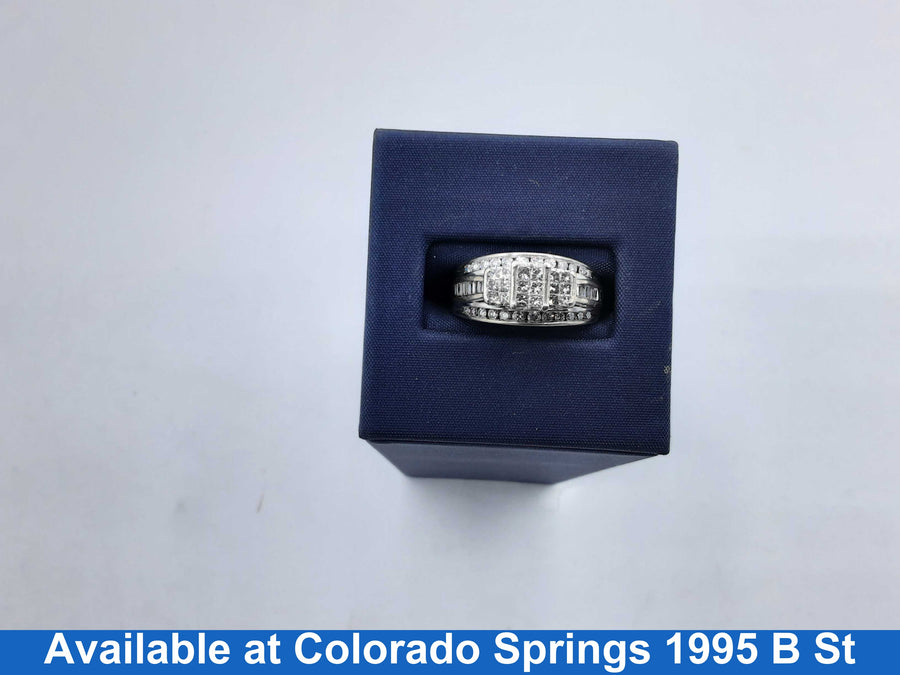 Women's Ring - White Gold 10k (.417) 4.8 grams Size 7