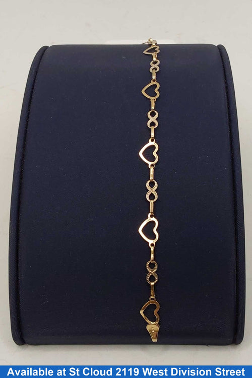 Bracelet - Yellow Gold 14k (.585) 3.23 grams 8 inch