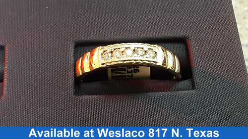 Ring - Wedding Band - Yellow Gold 10k (.417) 2.4 grams Size 11