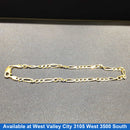Figaro Bracelet - Yellow Gold 14k (.585) 2.6 grams 8 inch