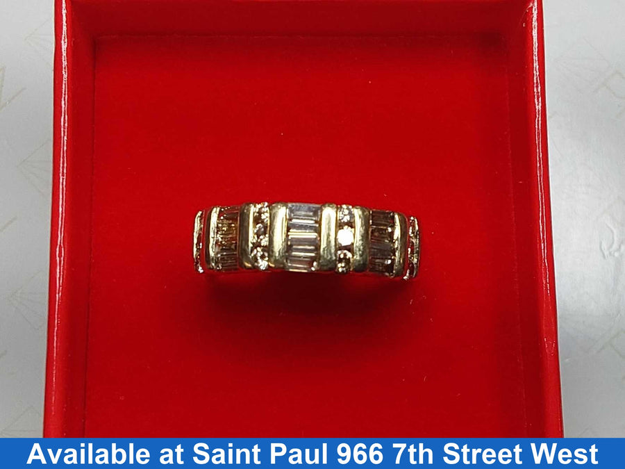 Men's Ring - Yellow Gold 14k (.585) 6.01 grams Size 9