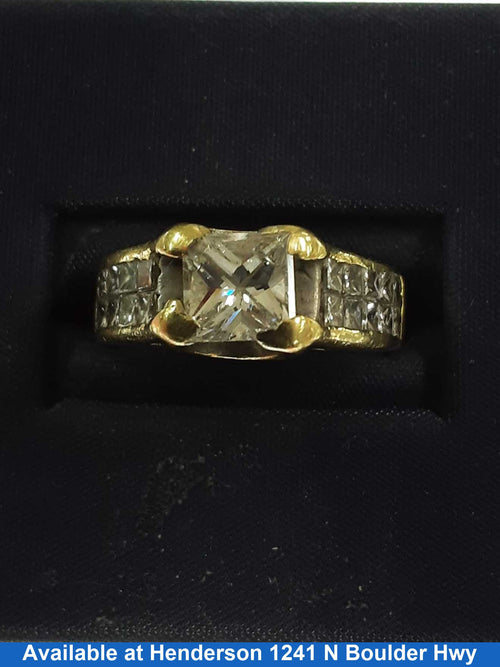 Women's Ring - Yellow Gold 18k (.750) 8.4 grams Size 20