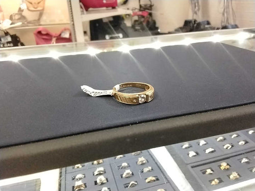 Ring - Wedding Band - Yellow Gold 14k (.585) 3.9 grams Size 11
