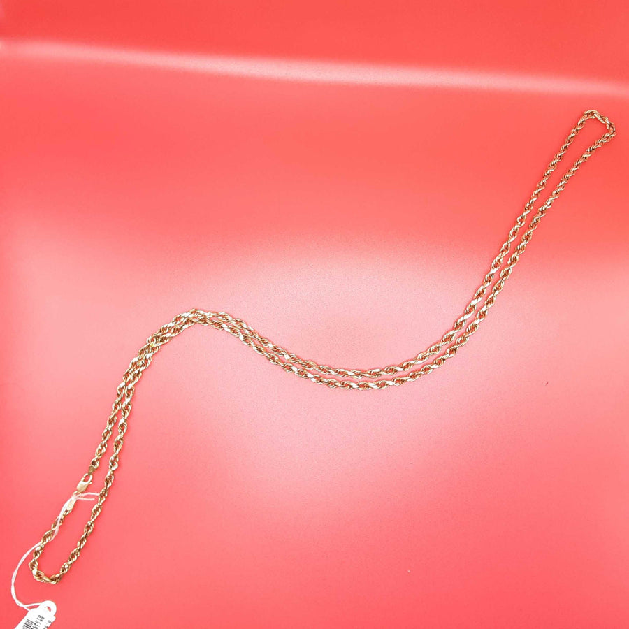 Rope Chain - Yellow Gold 10k (.417) 8.3 grams 30 inch