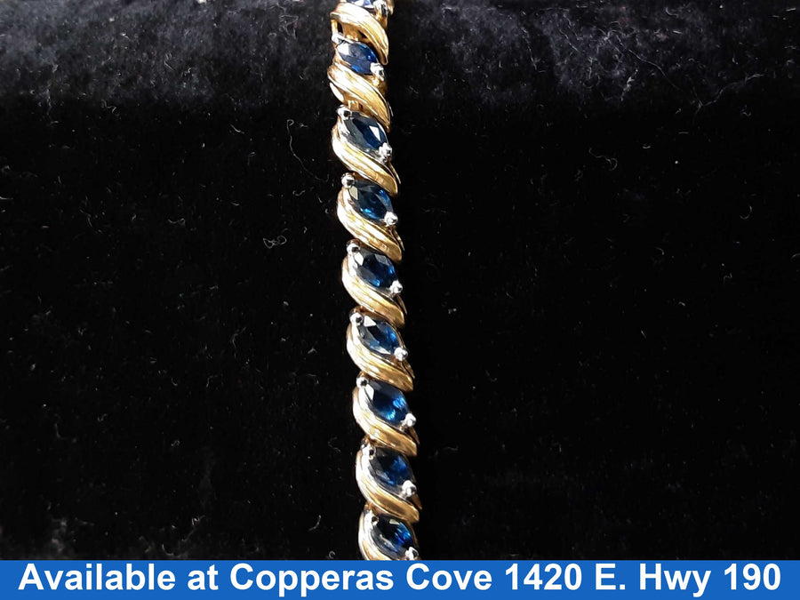 Tennis Bracelet - Yellow Gold 14k (.585) 9.9 grams 7 inch