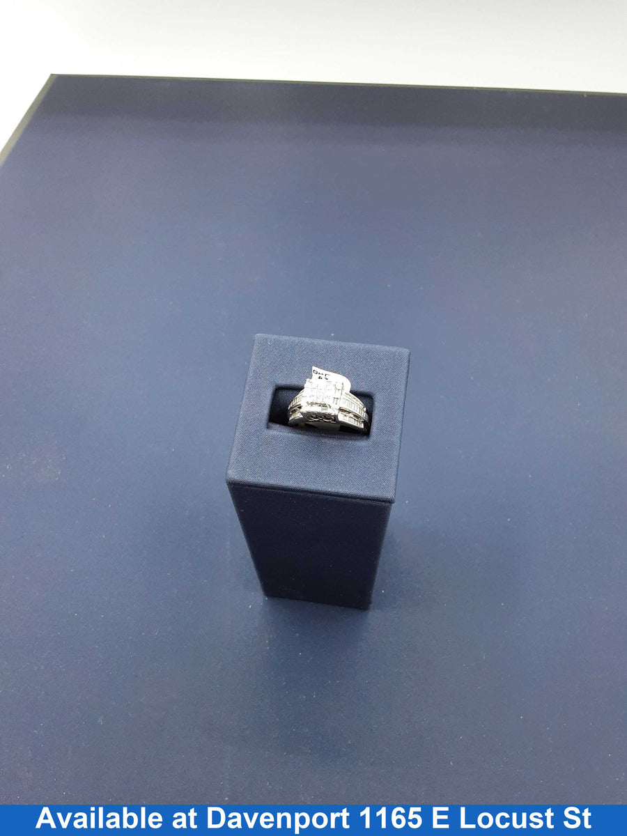 Women's Ring - White Gold 14k (.585) 6.5 grams Size 10