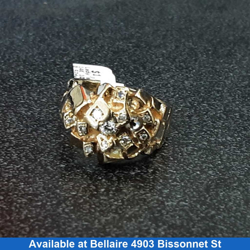 Women's Ring - Yellow Gold 14k (.585) 10.6 grams Size 11