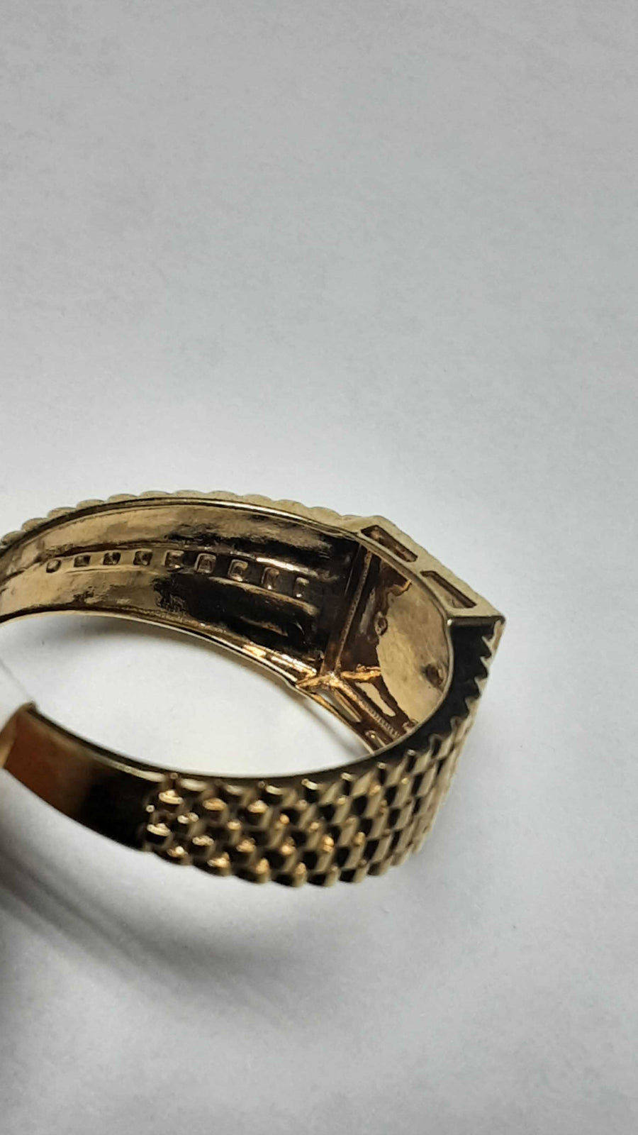 Men's Ring - Yellow Gold 10k (.417) 5.1 grams Size 12