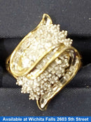 Women's Ring - Yellow Gold 10k (.417) 4.4 grams Size 9