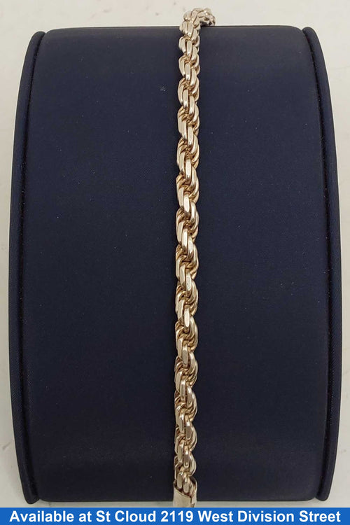 Rope Bracelet - Silver 20.21 grams 8 inch