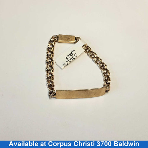 ID Bracelet - Yellow Gold 10k (.417) 7.1 grams 6 inch