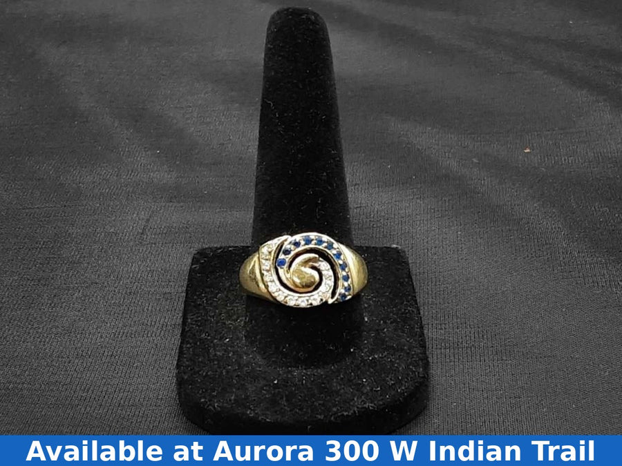 Women's Ring - Yellow Gold 14k (.585) 3.8 grams Size 9