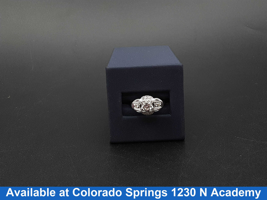 Ring - Wedding Set - Platinum 5.1 grams Size 7.5