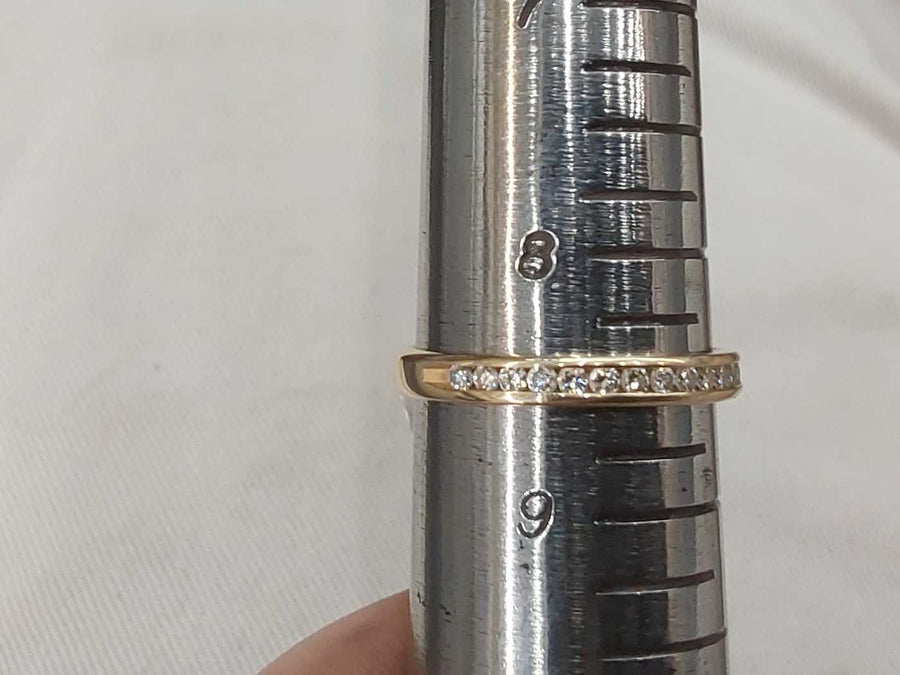 Ring - Wedding Band - Yellow Gold 14k (.585) 3 Grams Size 8.5