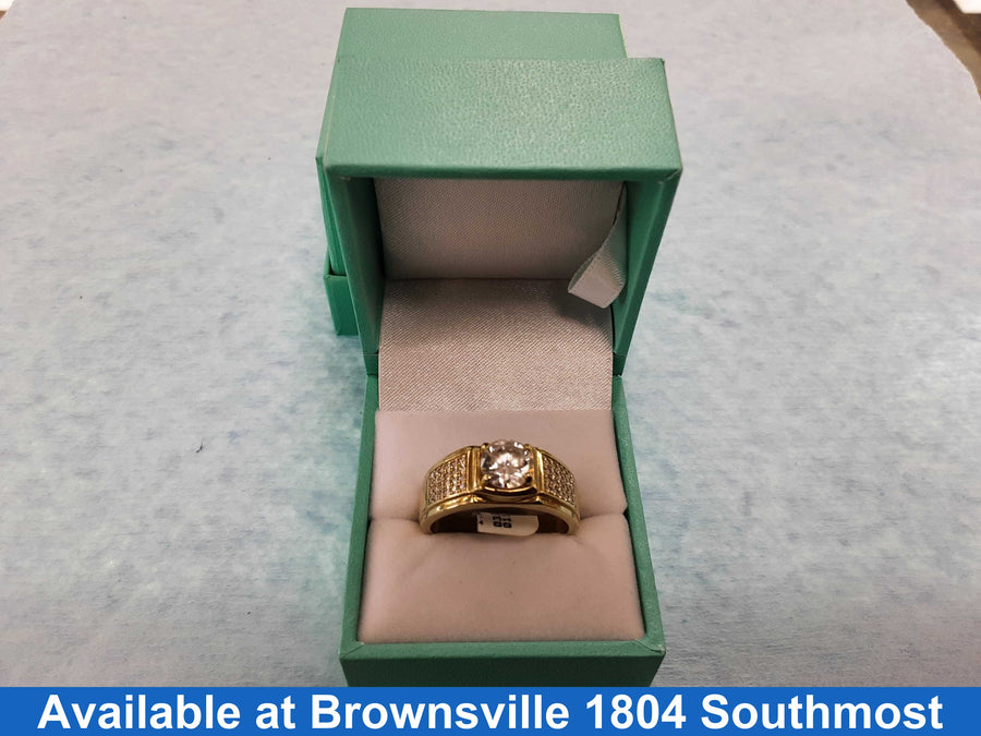 Men's Ring - Yellow Gold 10k (.417) 6.2 grams Size 11